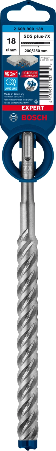 Bosch 2608900138 EXPERT Hamerboor SDS Plus-7X - 18x200x265mm thumbnail 2