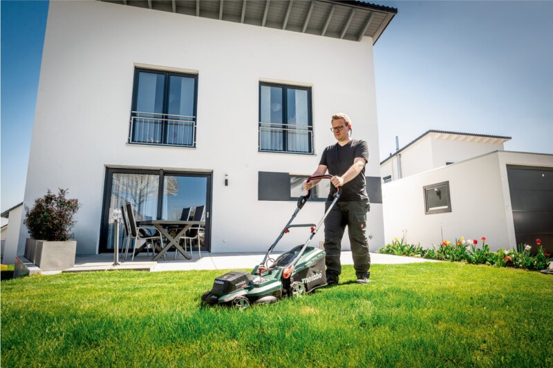 Metabo RM 36-18 LTX BL 36 18V Li-Ion Accu-grasmaaier Set (2x 5.2Ah) - 36cm - Detailed view of the product