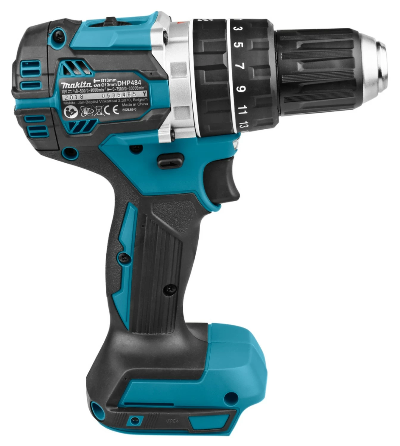 Makita DHP484Z 18V Li-Ion Accu Klopboor- /schroefmachine Body - Koolborstelloos thumbnail 4