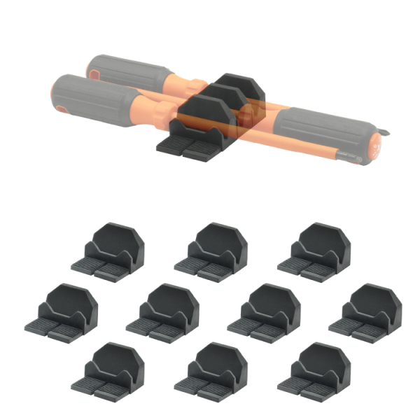 StealthMounts DHSP-SD-10 Drawer Hive Schroevendraaierhouder Voor Ladekast - Zwart - 10 Stuks - Default image for the product