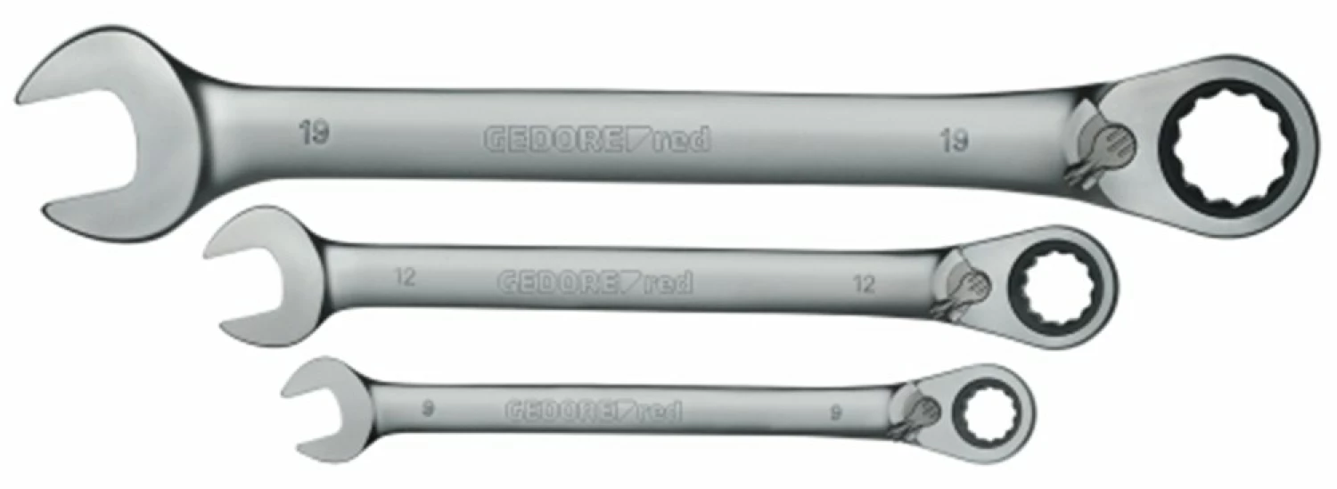 Gedore RED R07205005 Ring-/steekratelsleutelset - 8-19mm -5-delig