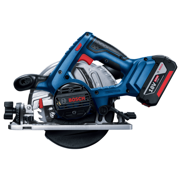 Bosch GKS 18V-57 G 18V Li-Ion Accu Cirkelzaag Set (2x 4,0Ah Accu) In L-Boxx - 165mm - Detailed view of the product