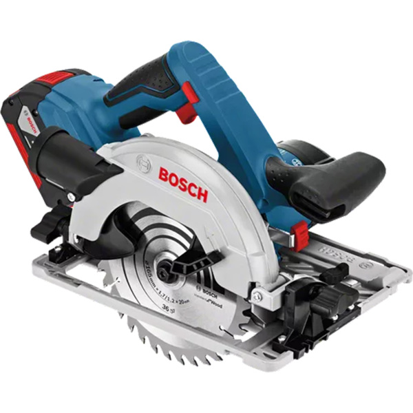Bosch GKS 18V-57 G 18V Li-Ion Accu Cirkelzaag Set (2x 4,0Ah Accu) In L-Boxx - 165mm - Detailed view of the product