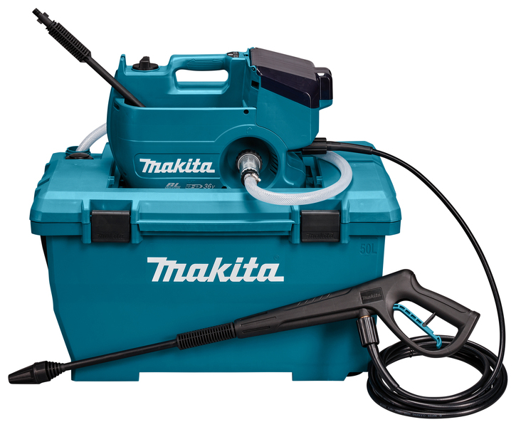 Makita DHW080ZK 2x18V Li-ion Accu Hogedrukreiniger Body In Koffer - 80 Bar EAN: 88381884013