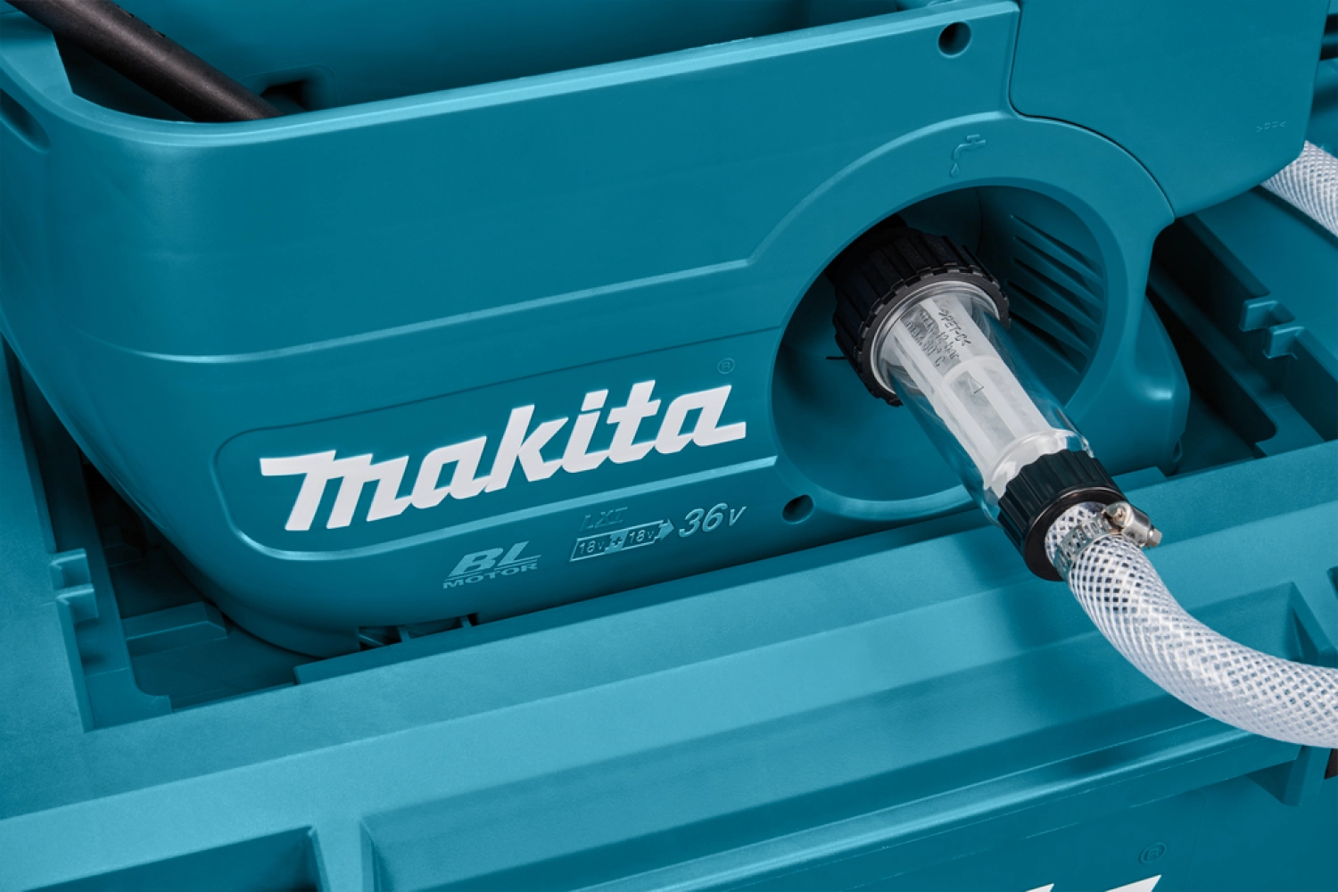 Makita DHW080ZK 2x18V Li-ion Accu Hogedrukreiniger Body In Koffer - 80 Bar thumbnail 3