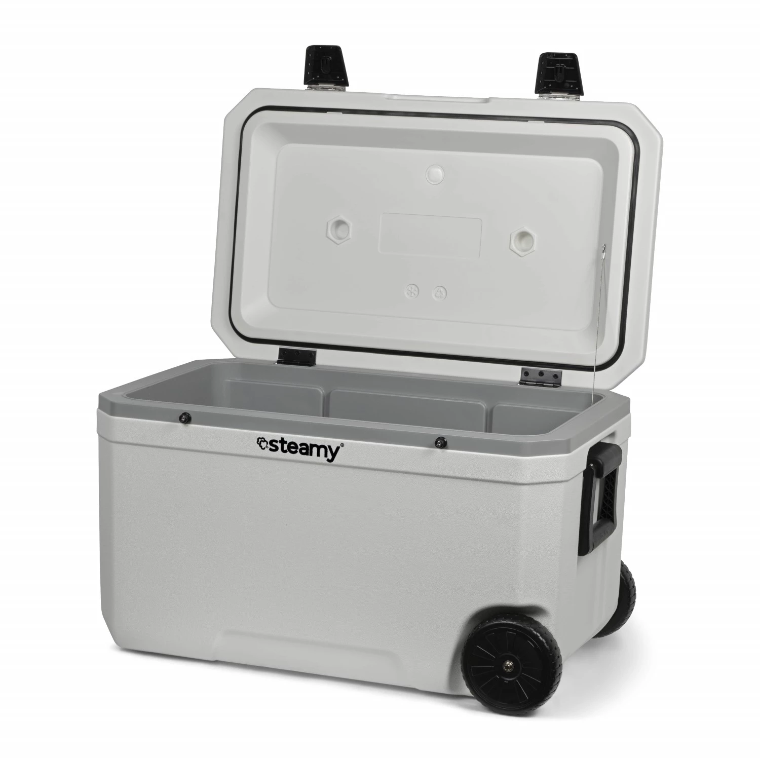 Steamy SCM70W Marine 70 Koelbox Op Wielen - 70L - Wit thumbnail 4