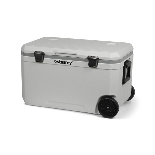 Steamy SCM70W Marine 70 Koelbox Op Wielen - 70L - Wit - Detailed view of the product