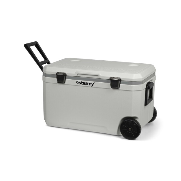 Steamy SCM70W Marine 70 Koelbox Op Wielen - 70L - Wit - Detailed view of the product