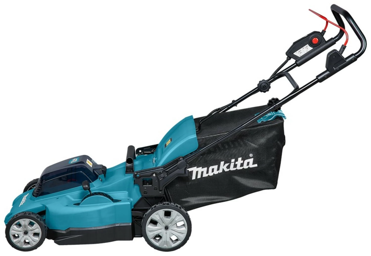 Makita DLM480Z grasmaaier Duwgrasmaaier Batterij/Accu Zwart Turkoois