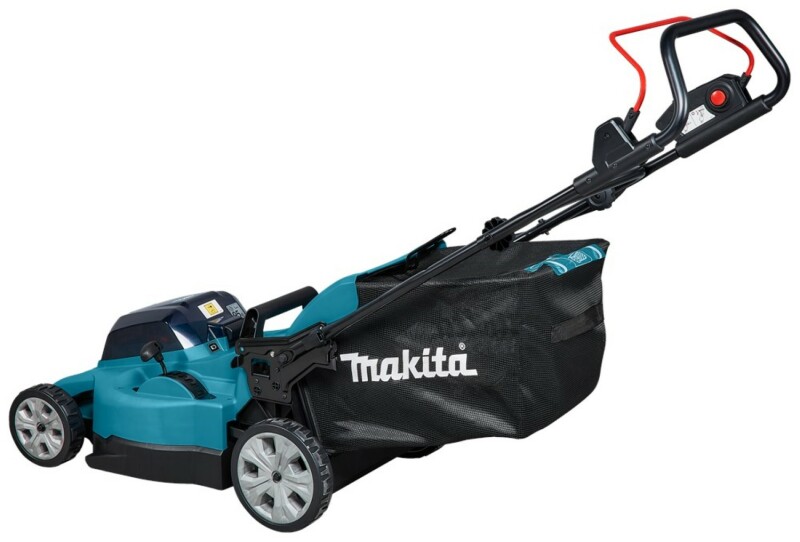 Makita DLM480Z (2X18V) Li-Ion Accu Grasmaaier Body - 48cm - 62L - 800 M² - Detailed view of the product