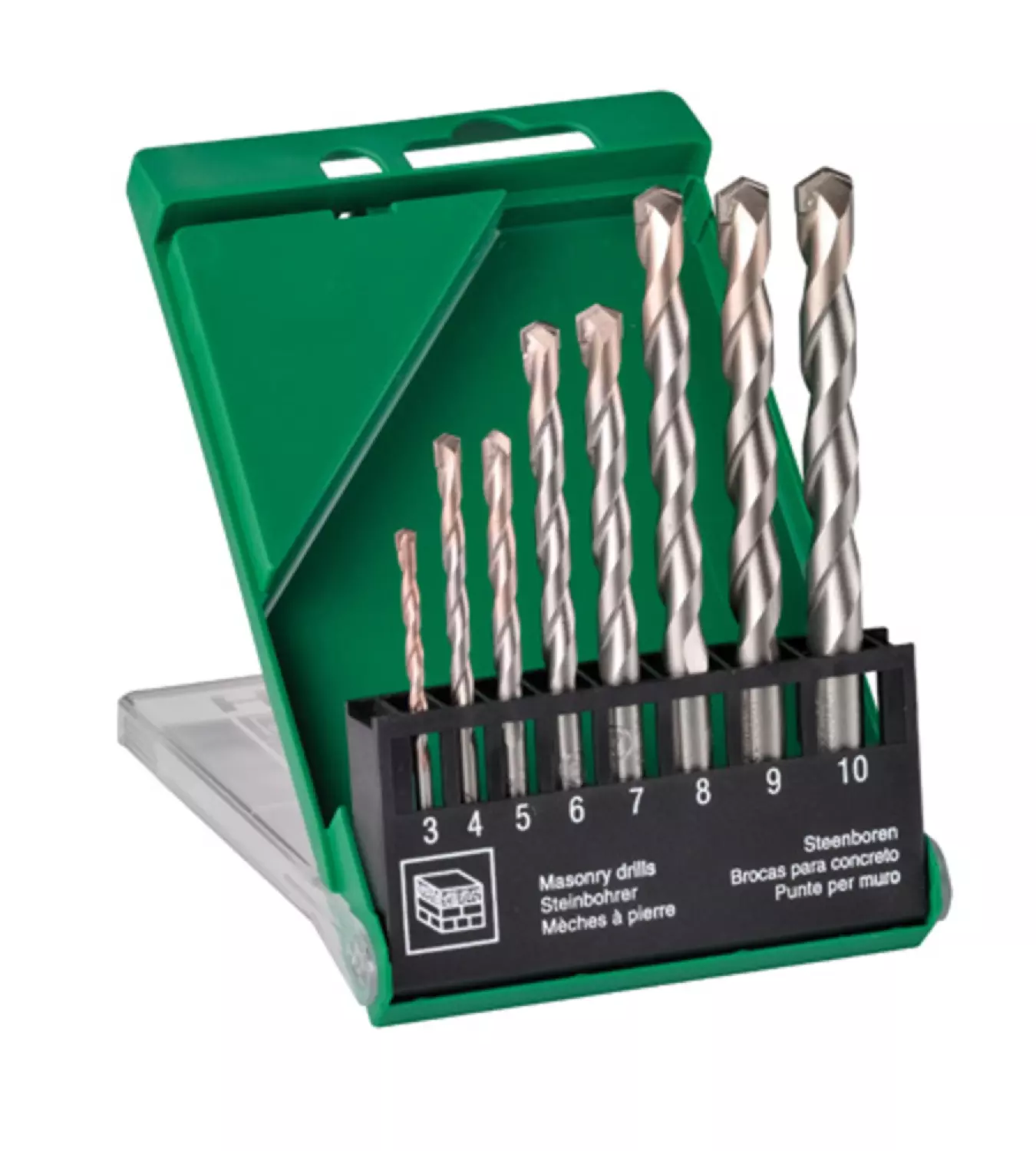 HiKOKI 780899 Beton/-steenborenset In Cassette - Cilindrische Opname - 8-delig