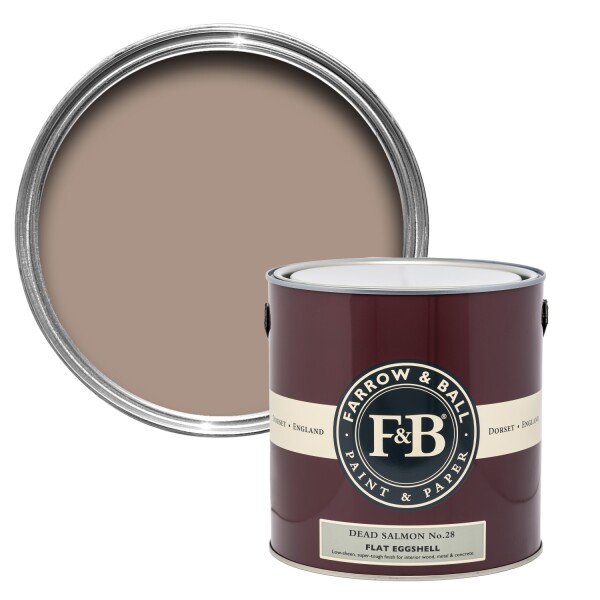 Farrow&Ball Flat Eggshell Dead Salmon No.28 - 750ml afbeelding