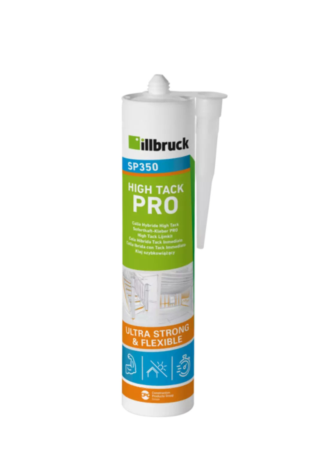 Illbruck SP350 High Tack Montagelijm - 310ml (12 St) thumbnail 2