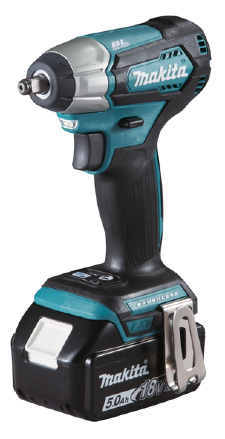 Makita DTW180RTJ 18V Li-Ion Accu Slagmoersleutel Set (2x 5,0Ah) In Mbox - 180Nm - 3/8"- Koolborstelloos