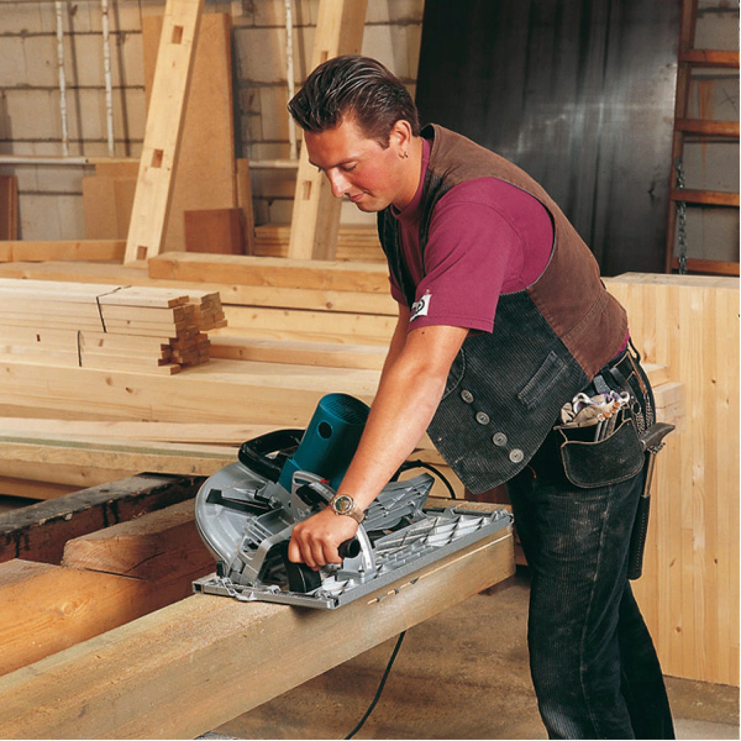 Makita 5143R Cirkelzaag - 2200W - 355mm thumbnail 3