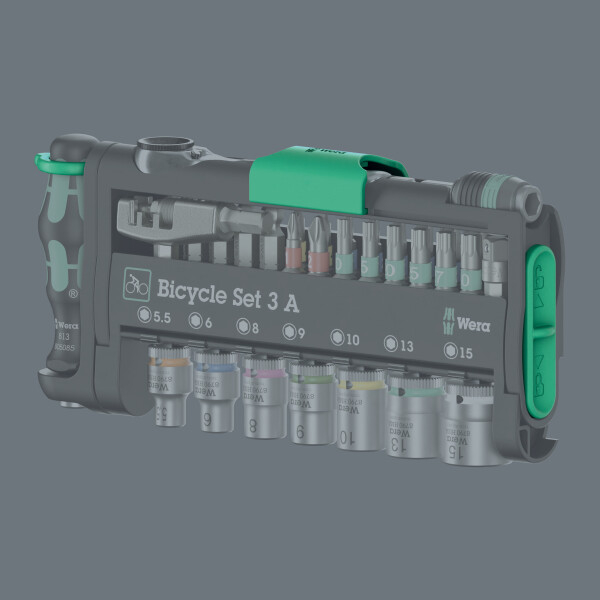 Wera 05004188001 Bicycle Set 3 A Gereedschapset In Etui - 40-delig - Detailed view of the product