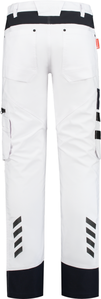 Workman 9004 STRETCH Worker Werkbroek P2S - Wit / Navy - Maat 54 (38/34) - Detailed view of the product
