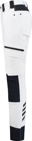Workman 9004 STRETCH Worker Werkbroek P2S - Wit / Navy - Maat 54 (38/34) - Detailed view of the product