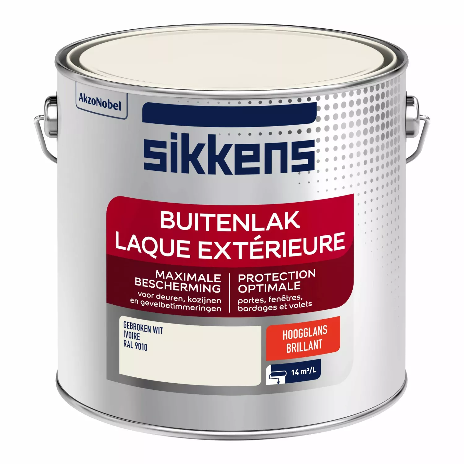 Sikkens Buitenlak Hoogglans - Ral 9010 - 2,5L