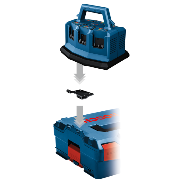 Bosch GAL 18V6-80 Oplader - 6 Accu's - 8A - Detailed view of the product