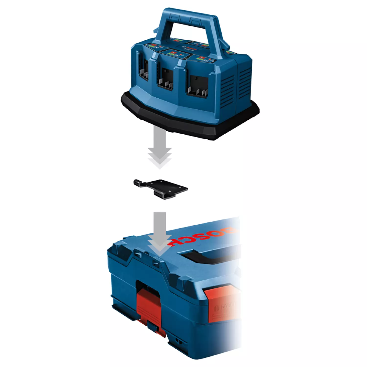 Bosch GAL 18V6-80 Oplader - 6 Accu's - 8A thumbnail 2