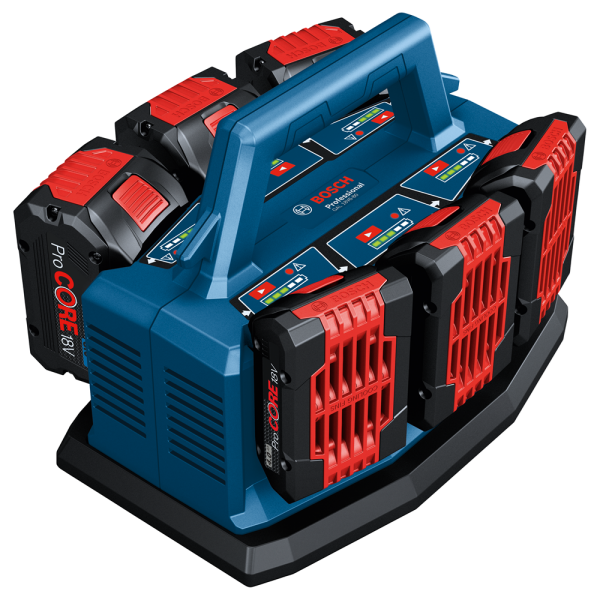 Bosch GAL 18V6-80 Oplader - 6 Accu's - 8A - Detailed view of the product