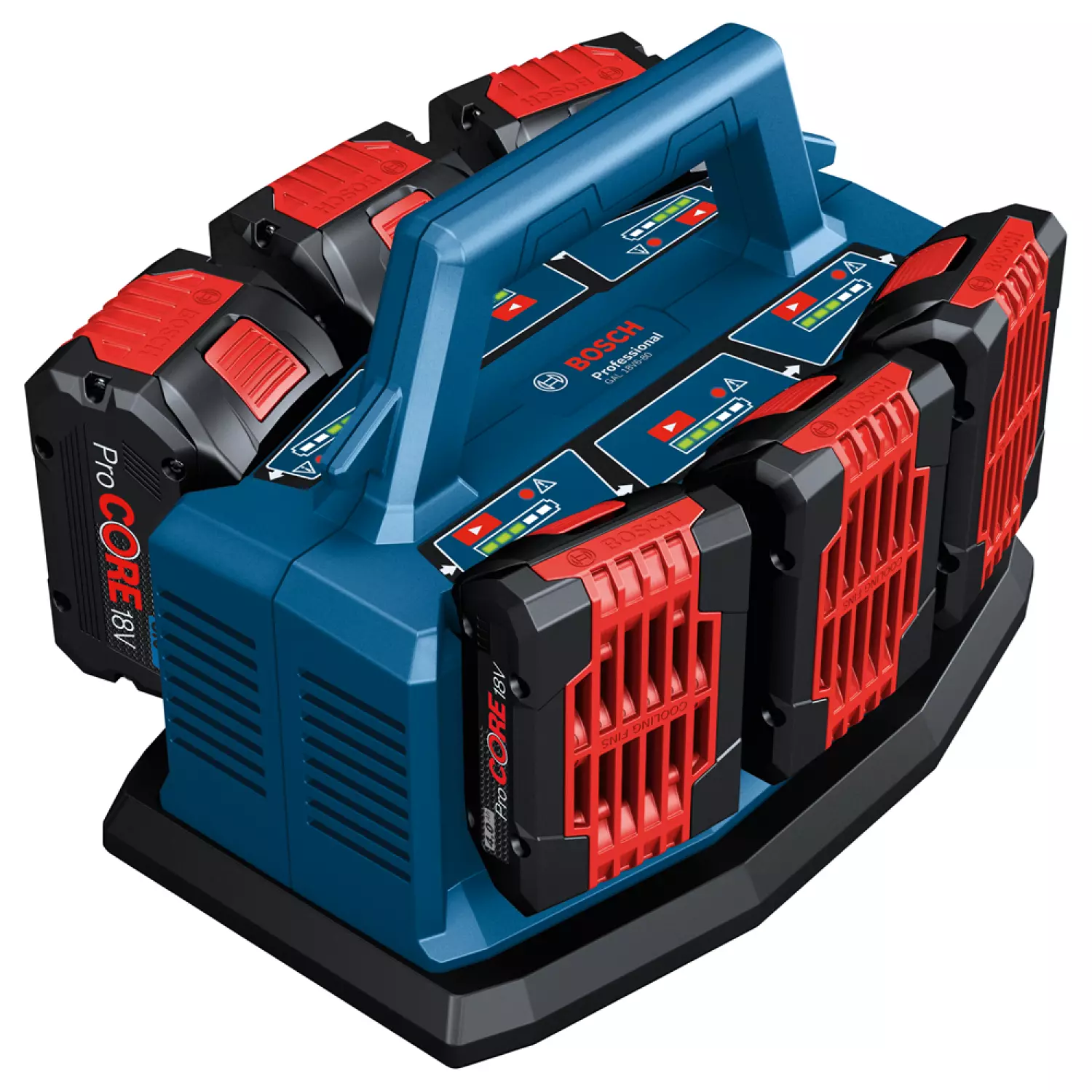 Bosch GAL 18V6-80 Oplader - 6 Accu's - 8A thumbnail 4