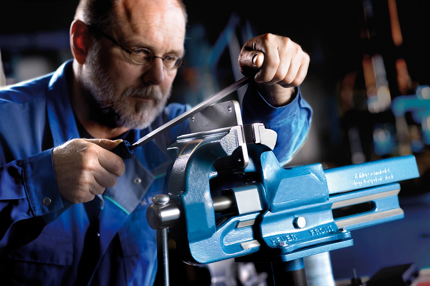 Heuer 100120 Bankschroef - Staal - Bekbreedte 120mm - Klembereik 125mm thumbnail 2