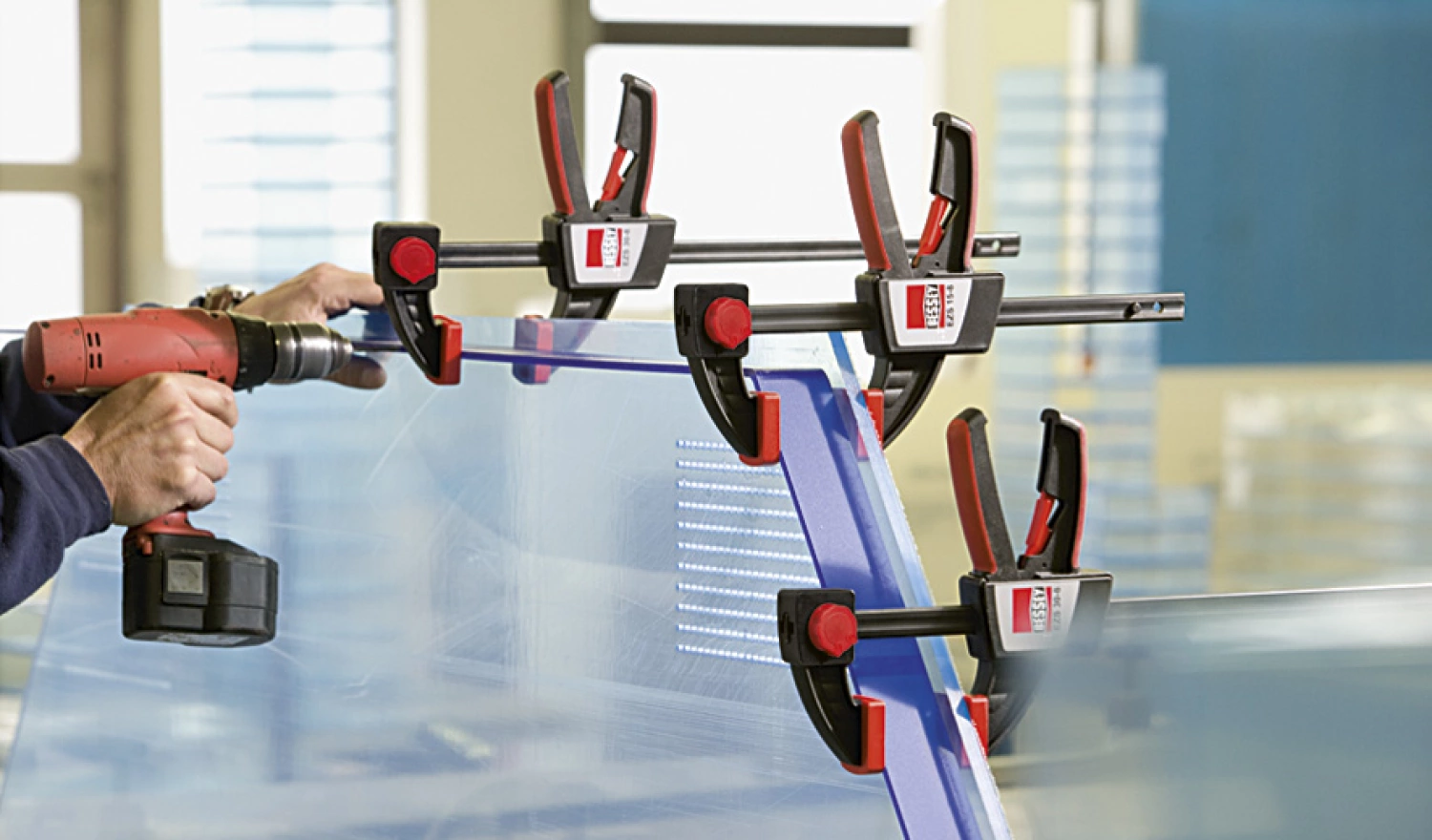 Bessey EZS908 Eenhands Lijmtang - 900 X 80mm thumbnail 3