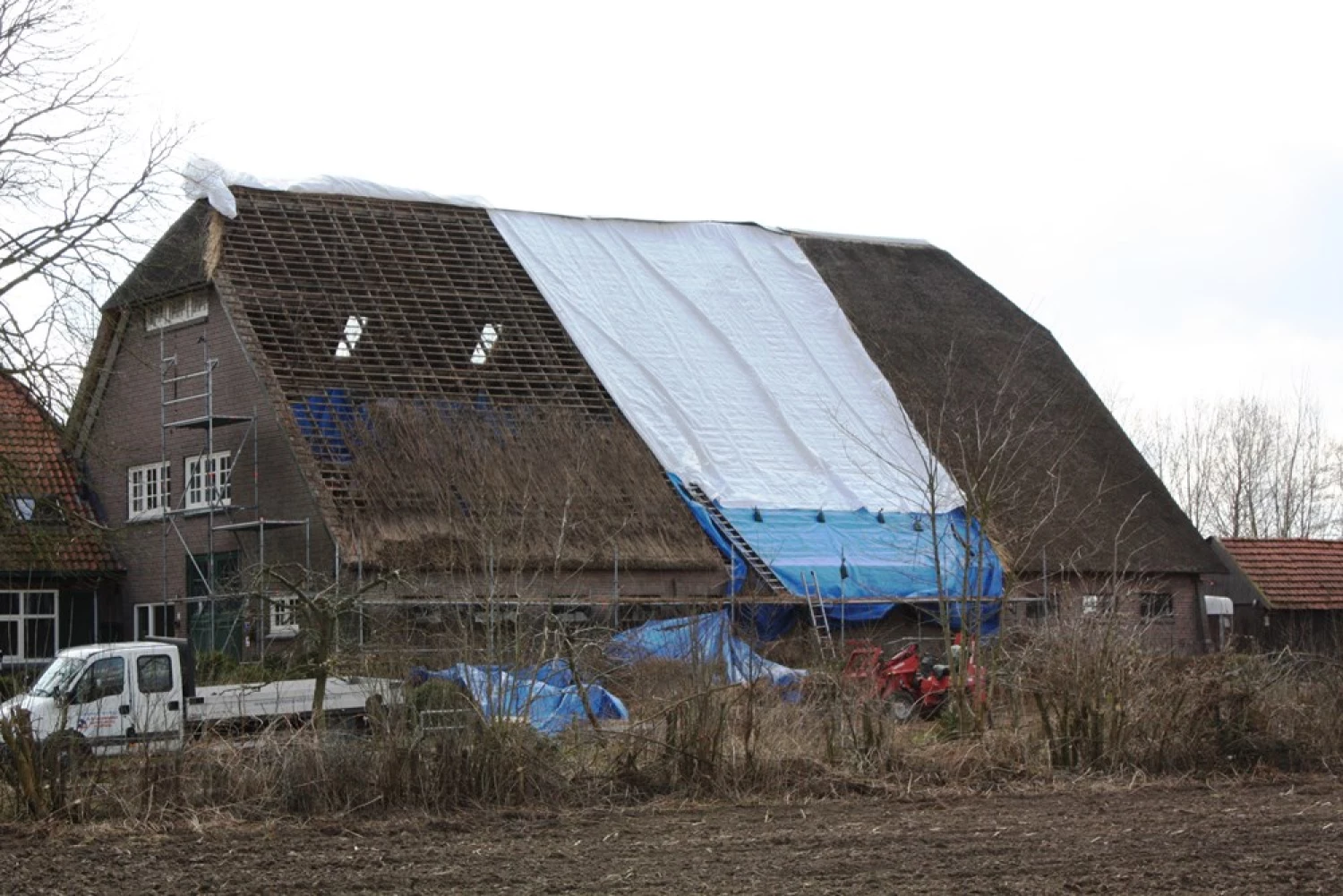 Little Jumbo 34221020 Dekzeil - Wit - 10 X 20m - 220gr/m² thumbnail 3