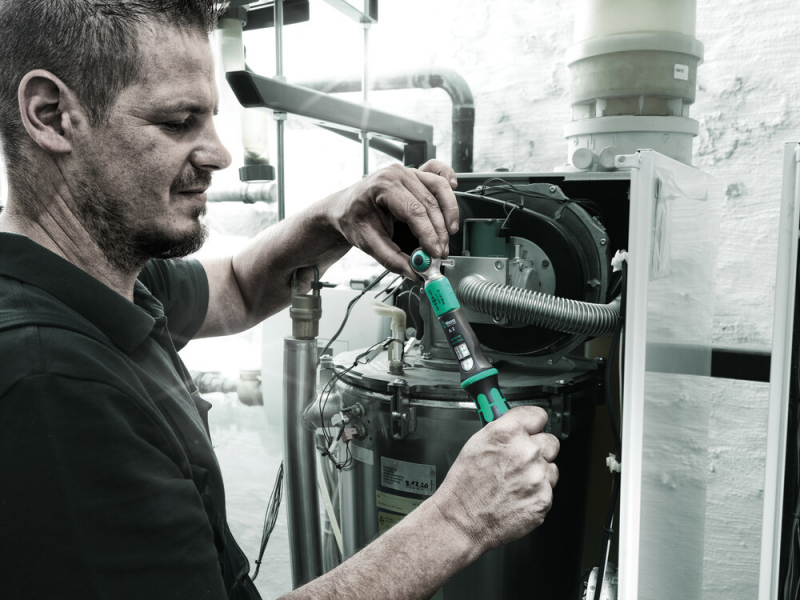 Wera 05075801001 Safe-Torque A 2 Momentsleutel Met Omschakelbare Ratel - 2-12 Nm - 1/4" - Detailed view of the product