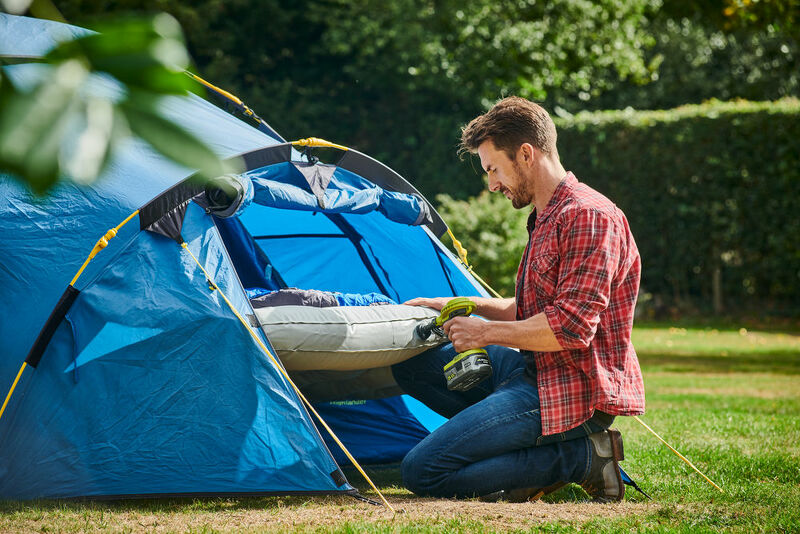 Ryobi R18VI-0 18V ONE+ Li-Ion Accu Inflator Body - Detailed view of the product