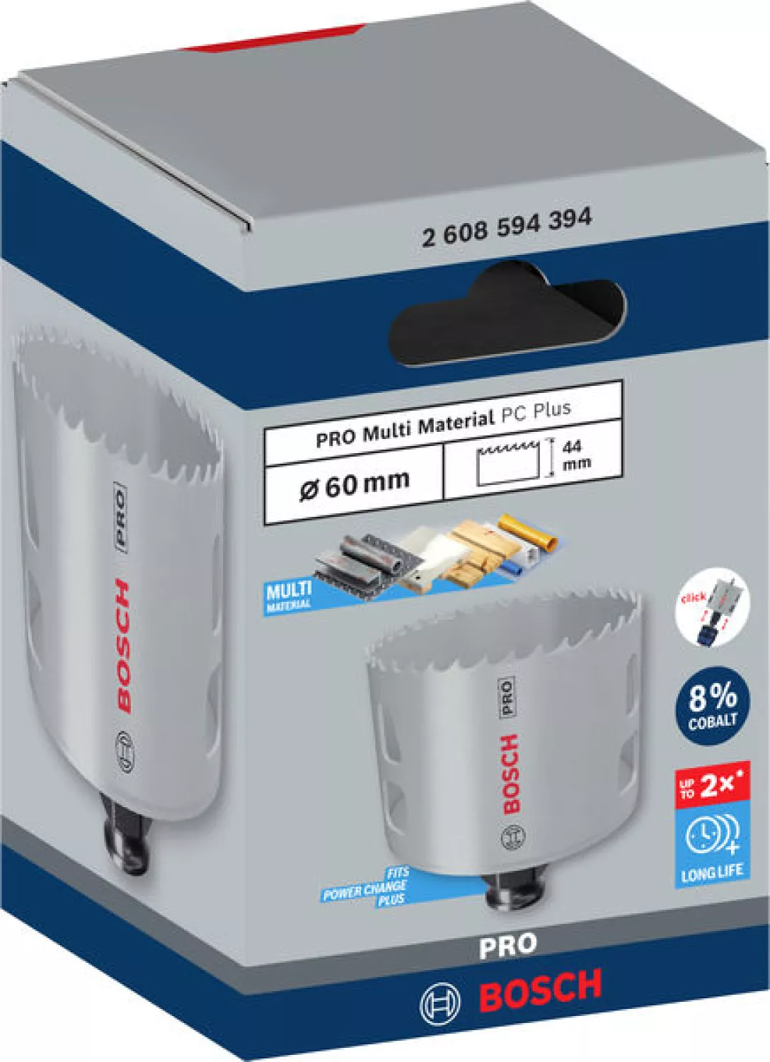 Bosch 2608594394 PRO Multi Material Gatzaag Met Power Change Plus - 60mm thumbnail 2