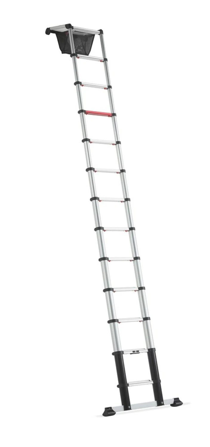 Altrex TL Smart Up Pro Telescoopladder - Aluminium - 1 X 13 Sporten - Max. Werkhoogte 4,85m - Met Stabiliteitsbalk