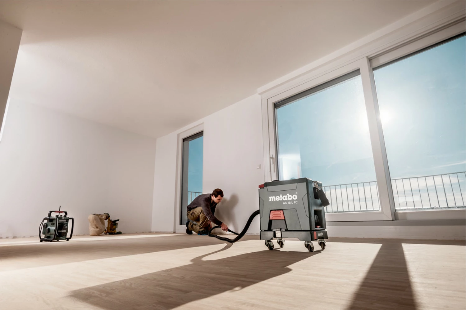 Metabo AS 18 L PC Li-Ion Accu Alleszuiger / Bouwstofzuiger Body - L-Klasse - 7,5L thumbnail 4