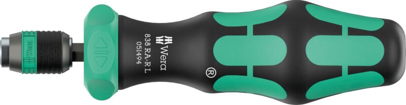 Wera 05051494001 838 RA-R L Bithandhouder - 1/4"- 140 Mm - Met Ratelfunctie