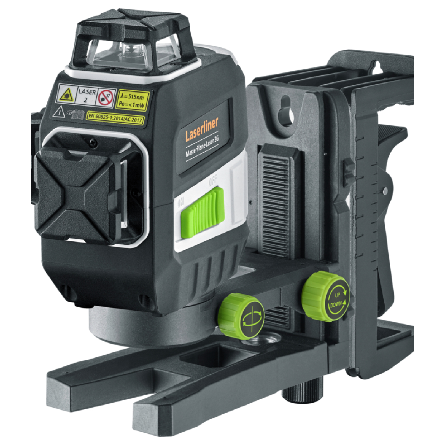 Laserliner MasterPlane-Laser 3G Pro 360° Kruislijnlaser Set In L-boxx - 3 Lijnen - Groen - 3x 55m - IP64 thumbnail 2