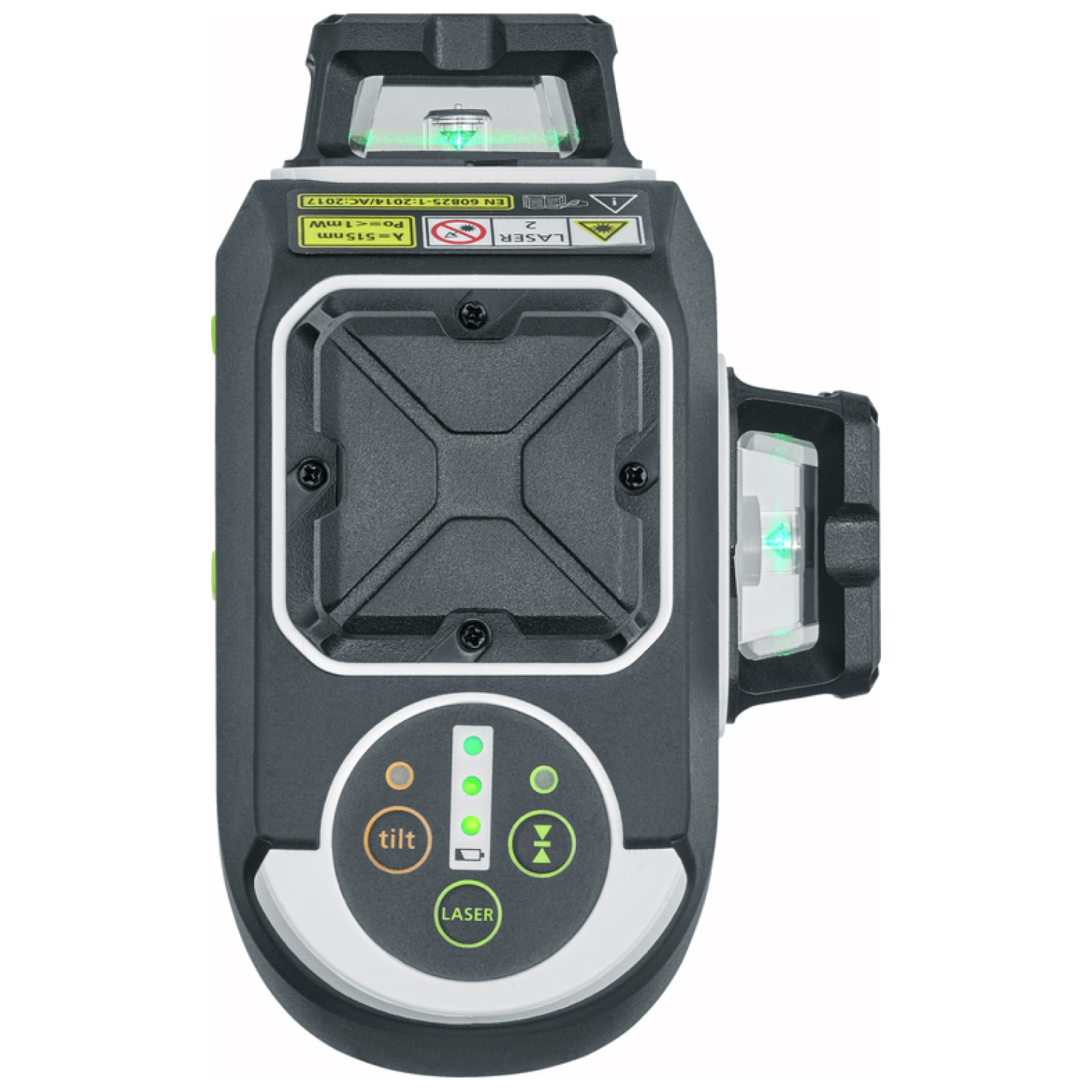 Laserliner MasterPlane-Laser 3G Pro 360° Kruislijnlaser Set In L-boxx - 3 Lijnen - Groen - 3x 55m - IP64 thumbnail 4