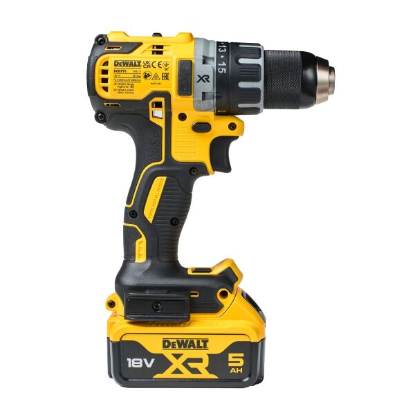 DeWALT DCD791NT 18V Li-ion XR Accu Boor-/schroefmachine Body In TSTAK - Koolborstelloos - Detailed view of the product