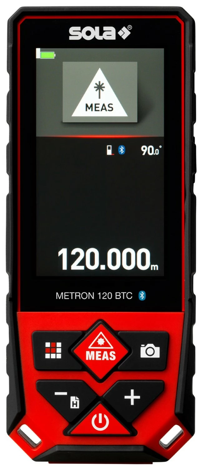 Sola METRON 120 BTC Afstandsmeter In Tas - Bluetooth - 120m - IP65 thumbnail 2