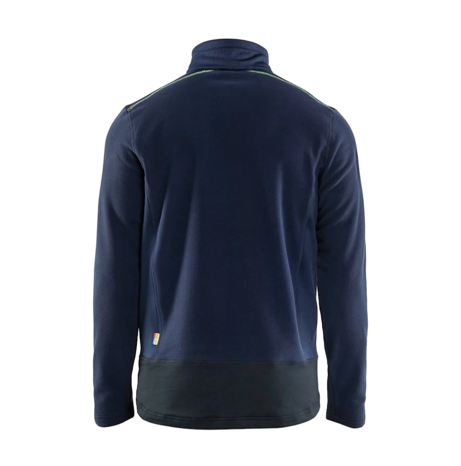 Blåkläder 4765 Microfleecevest - Donker Marineblauw/high Vis Geel - Maat XL thumbnail 2