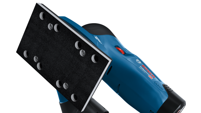 Bosch GSS 12V-13 12V Li-ion Accu Vlakschuurmachine Body - Koolborstelloos - Detailed view of the product