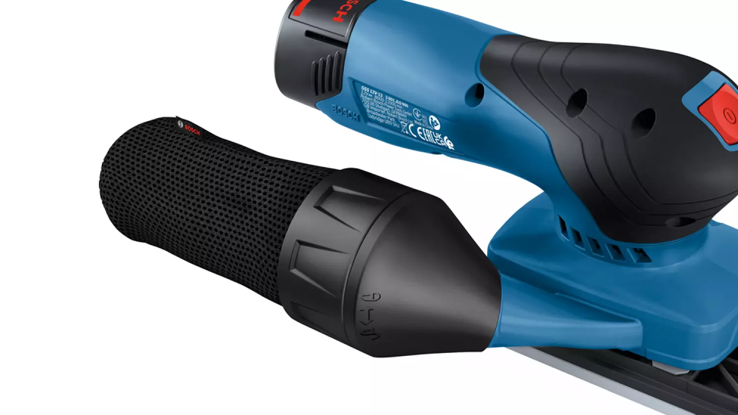 Bosch GSS 12V-13 12V Li-ion Accu Vlakschuurmachine Body - Koolborstelloos thumbnail 4