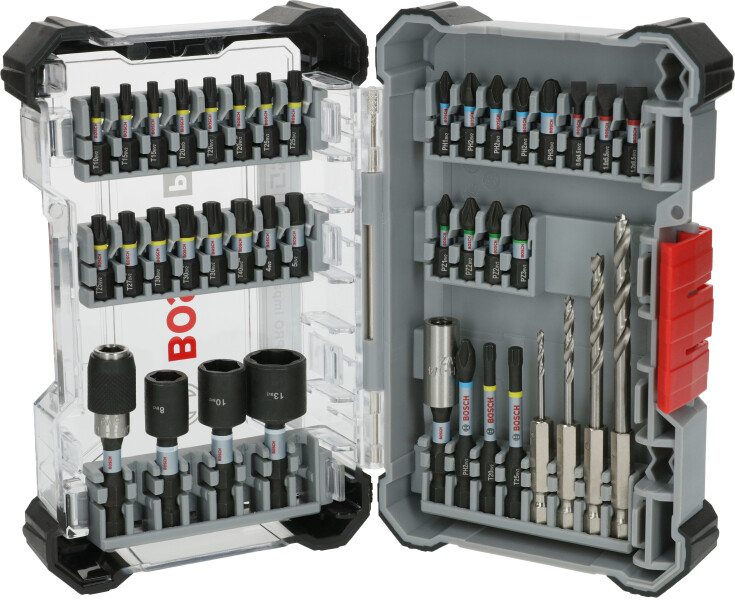 Bosch 2608521U87 40-delige PRO Impact Schroefbits En Houtboren - Gemengde Set