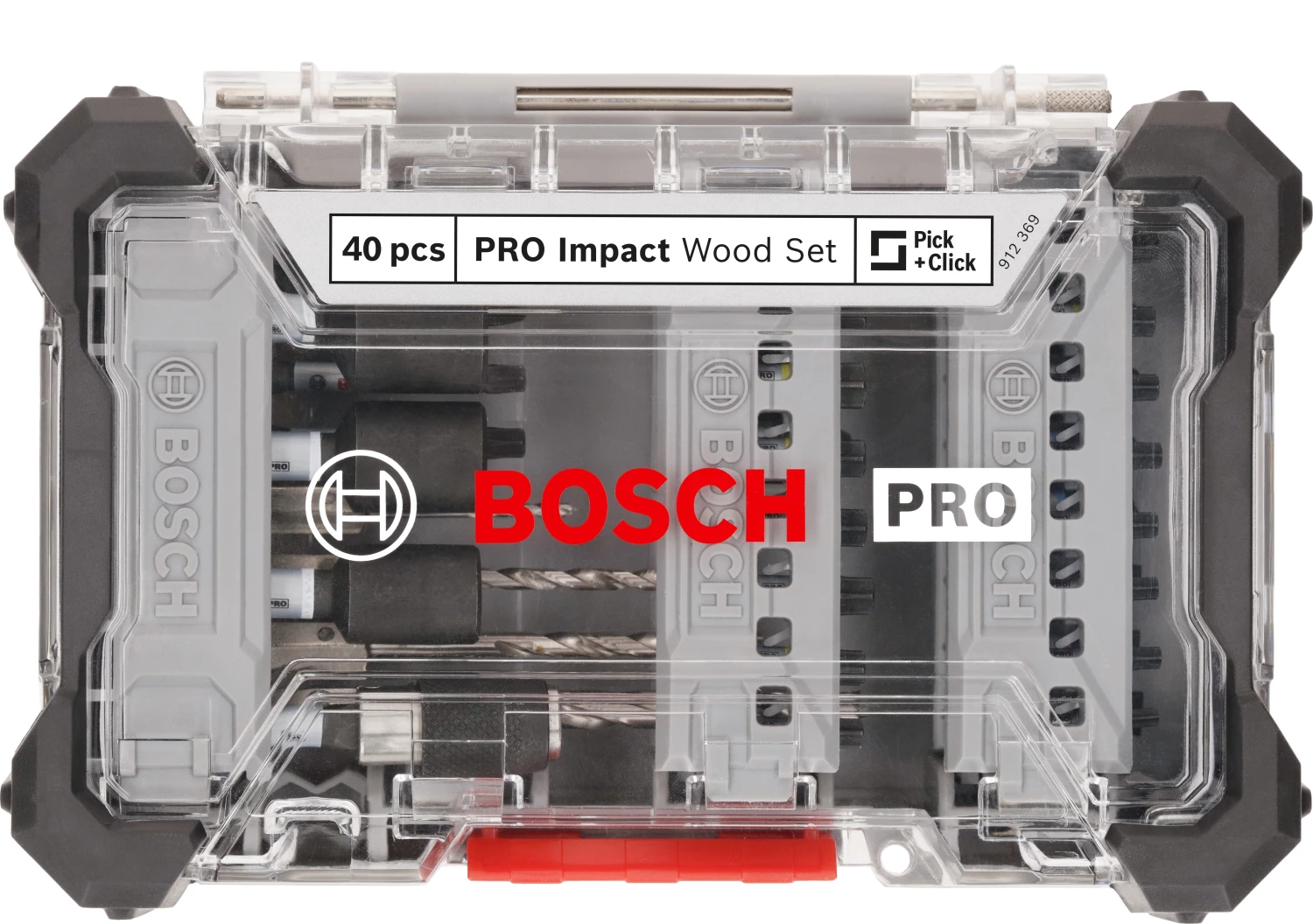 Bosch 2608521U87 40-delige PRO Impact Schroefbits En Houtboren - Gemengde Set