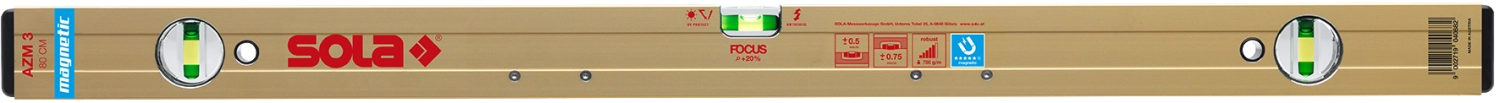 Sola AZM 3 180 Aluminium Waterpas - Magnetisch - 1800mm thumbnail 2