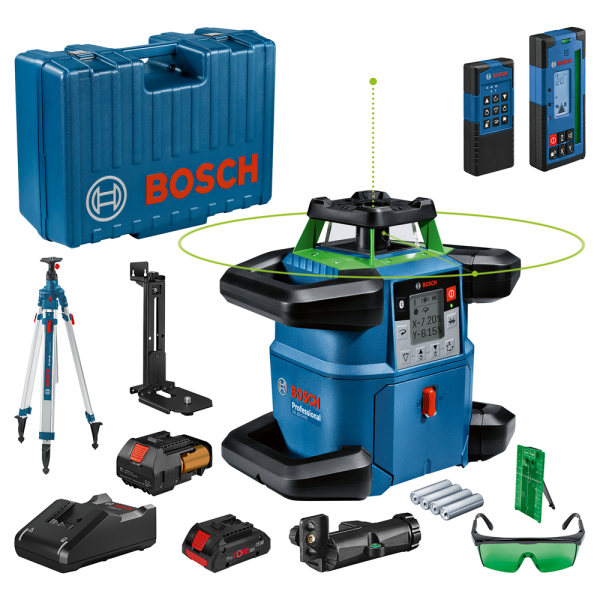 Bosch Professional GRL 650 CHVG + BT 300 HD Rotatielaser Zelfnivellerend Reikwijdte (max.): 650 m