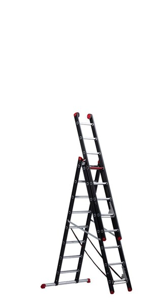 Altrex Mounter Reformladder 3-delig - Werkhoogte 6.15m - Aluminium