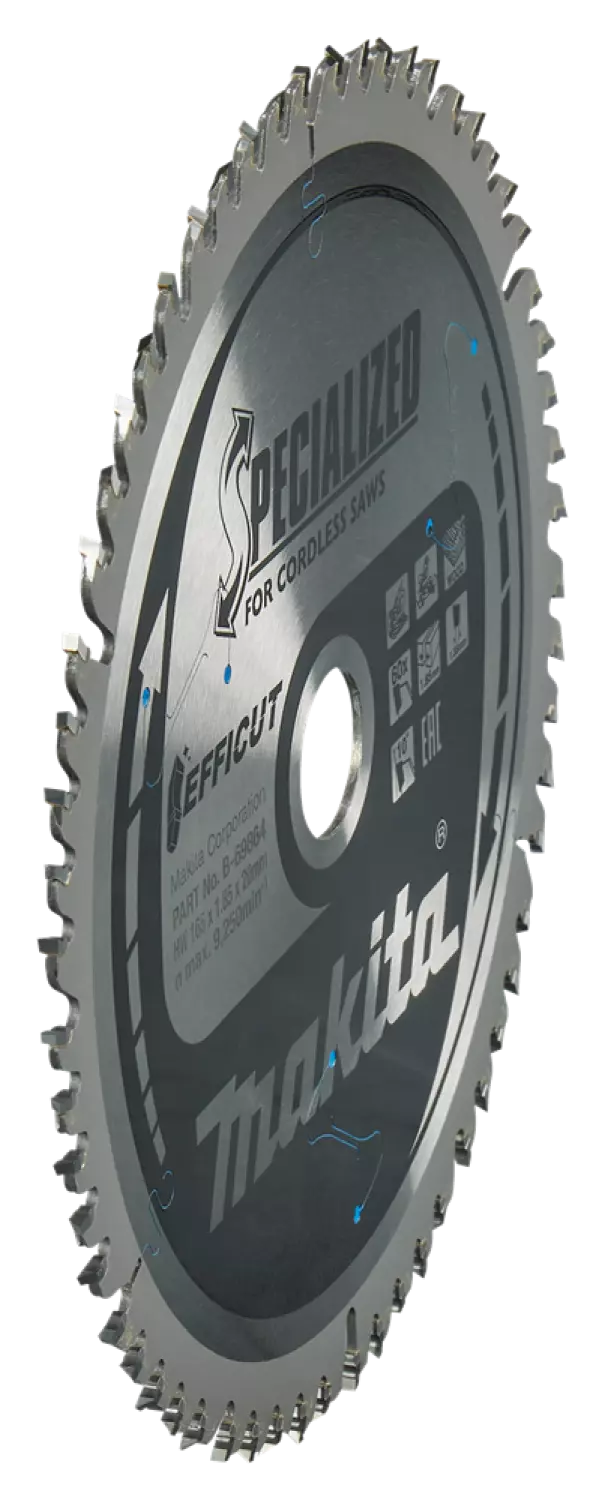 Makita B-69864 Efficut Afkortzaagblad Hout - 165x20x1,85mm 60T