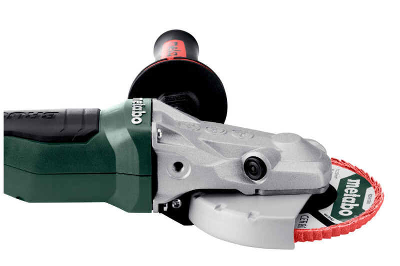 Metabo WVBF 18 LT BL 11-125 Quick 18V Li-ion Accu Platkopslijper Body In MetaBox - 125mm - Detailed view of the product